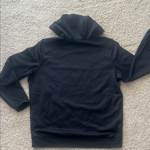 UNDER ARMOUR BASEBALL⚾️Black HOODIE Silver & White Logo Size Large - Picture 5 of 10